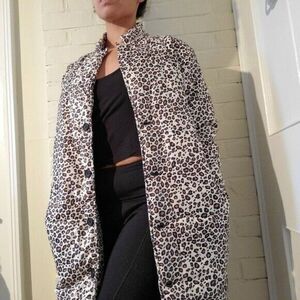 Central Park West Copenhagen Printed Puffer jacket 3/4 XS NWOT 295